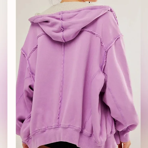 "Hold" We the Free By Your Side Lined Hoodie BubbleTea Small NWT $148 - Picture 7 of 9